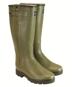 Women's Le Chameau Chasseur Fouree Wellington Boots